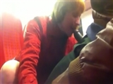 Voyeur Interracial Video in Train White Woman Sucks BBC