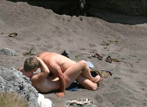 Couple Caught Having Sex On Public Beach Photo